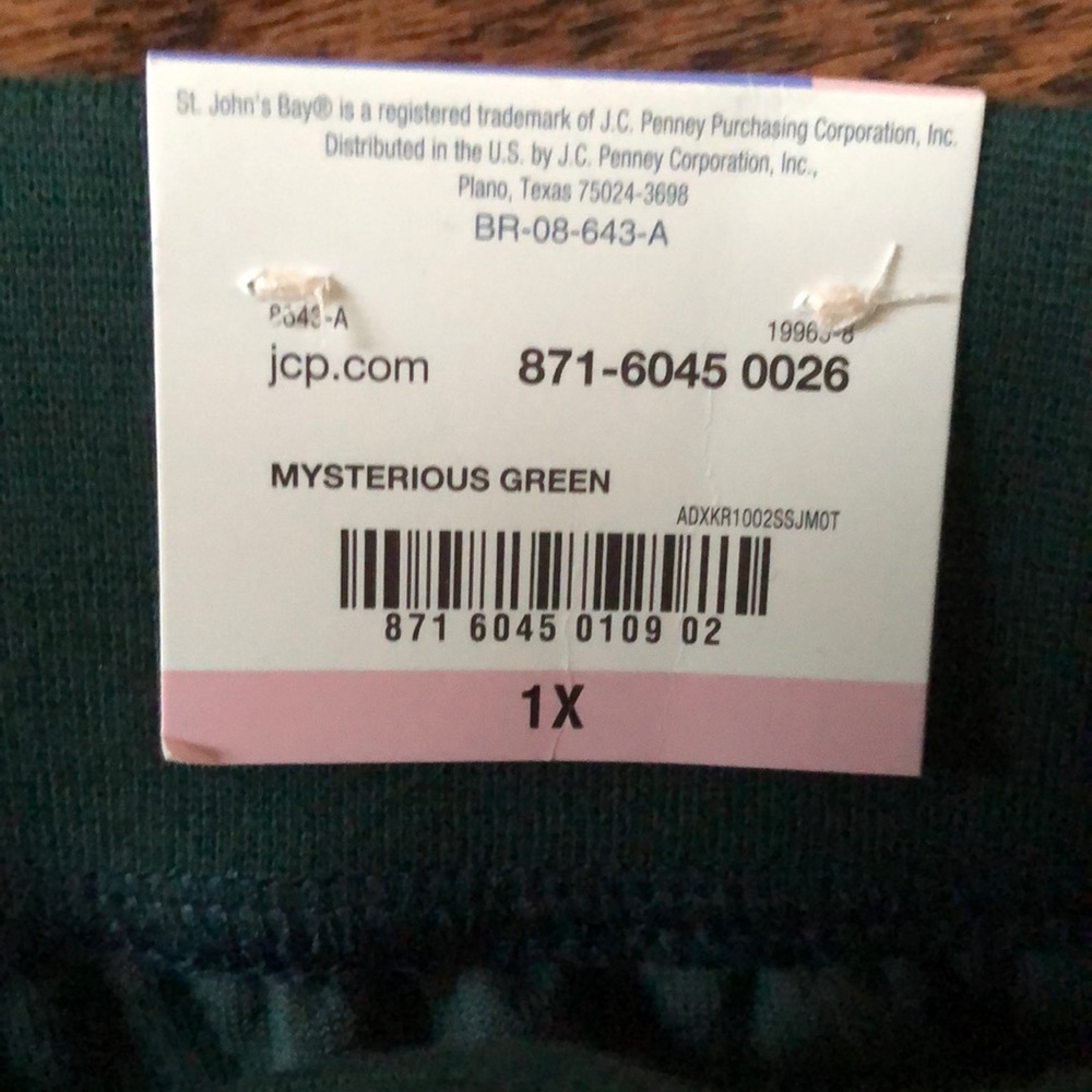 St. John's Bay Active Velour Pant - Plus - Picture 6 of 8